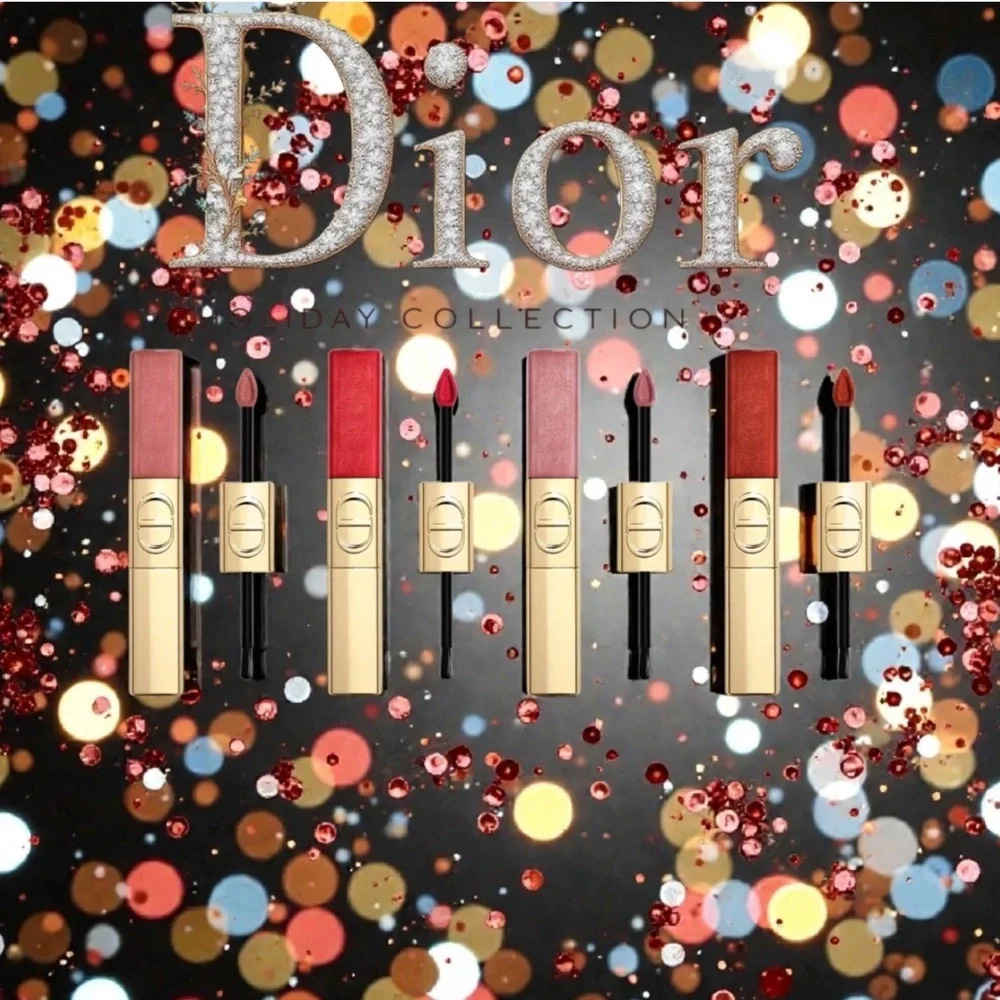 Dior - Rouge Dior Sequin Liquid Duo 2025 Limited Edition 520 Illusionist